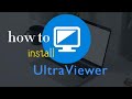 how to install ultra viewer