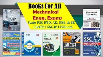 Books All Mechanical Engineering Exams Like State PCS AE, RTO, DEE I Books for SSC JE I #mechanical