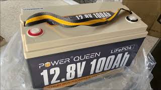 Power Queen 100ah Lithium Battery