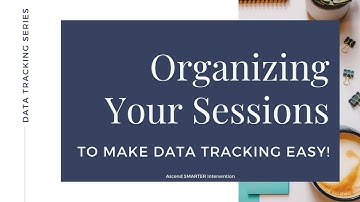 How To Organize Literacy Sessions to Make Data Tracking Easy!