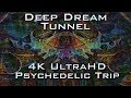 Deep Dream Tunnel Trip 4K - Psychedelic Fractal Ayahuasca DMT Experience in UltraHD