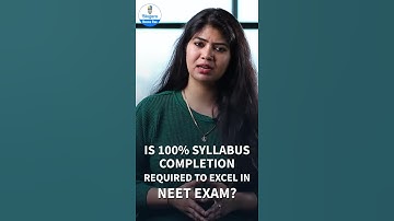 Is 100% Syllabus Completion Required to Excel in NEET | #short #shortvideos @BioGuruBeenaRao