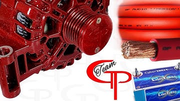 Car Audio, Alternator, Battery, lithium, super caps, wires, explained