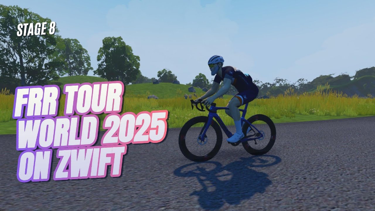 Flamme Rouge Racing on Zwift - Tour World 2025, Stage 8 - YouTube