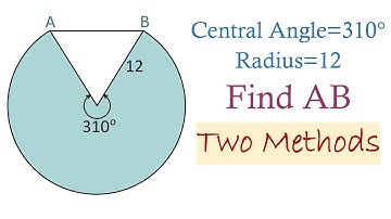 Find the Chord AB. Two Methods.