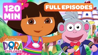 Dora Full Episodes Marathon 3 Full Episodes - 2 Hours Dora The Explorer