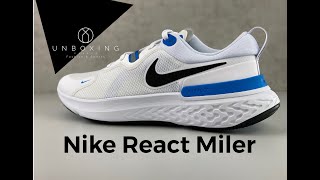 Nike React Miler ‘white/ photo blue’ | UNBOXING & ON FEET | running shoes | 2020