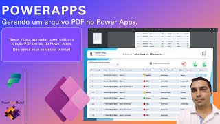 [Power Apps] - Gerando um arquivo PDF no Power Apps