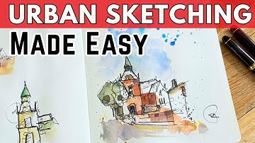 Beginnen met Urban Sketching in 5 eenvoudige stappen | Geschikt voor beginners!