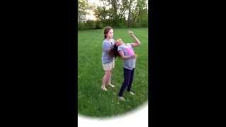 How to do 2 person back bend