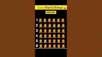 Memory Test🤯|| Find The Odd Emoji Out || Emoji Puzzle Quiz || part 6|| #shorts#emoji