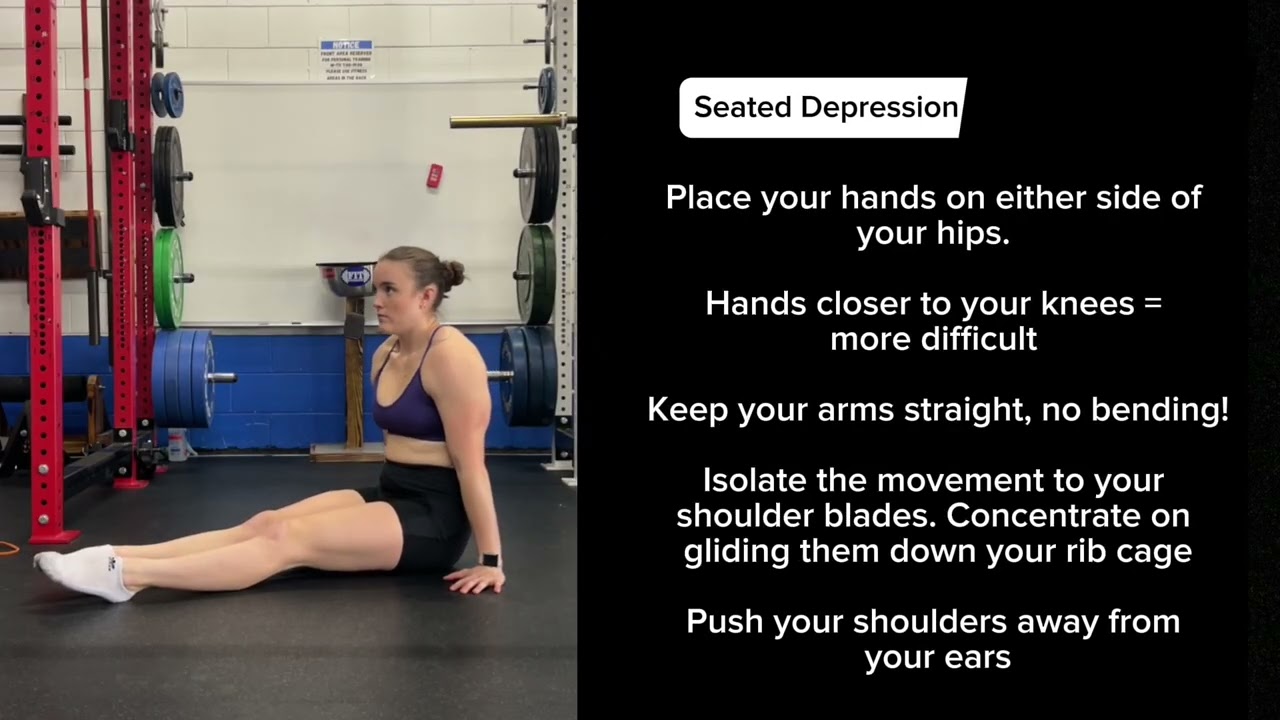 Scapular Depression Exercises
