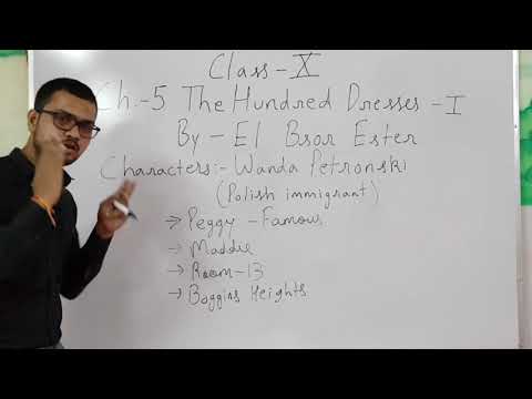 The Hundred Dresses | chapter - 5 | class - 10 | CBSE | English ...