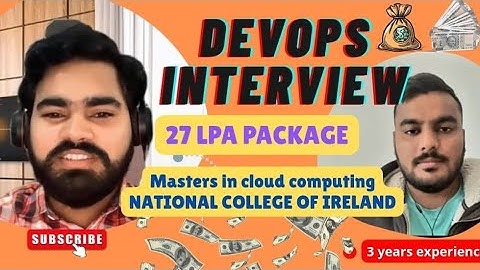 Candidate 14 || Ultimate Excellent Senior DevOps Engineer Real Interview For 3 to 8 yrs || Ireland