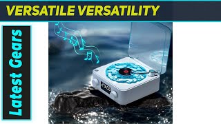 Cute Retro Vibe! EBTOOLS Record Player Speaker