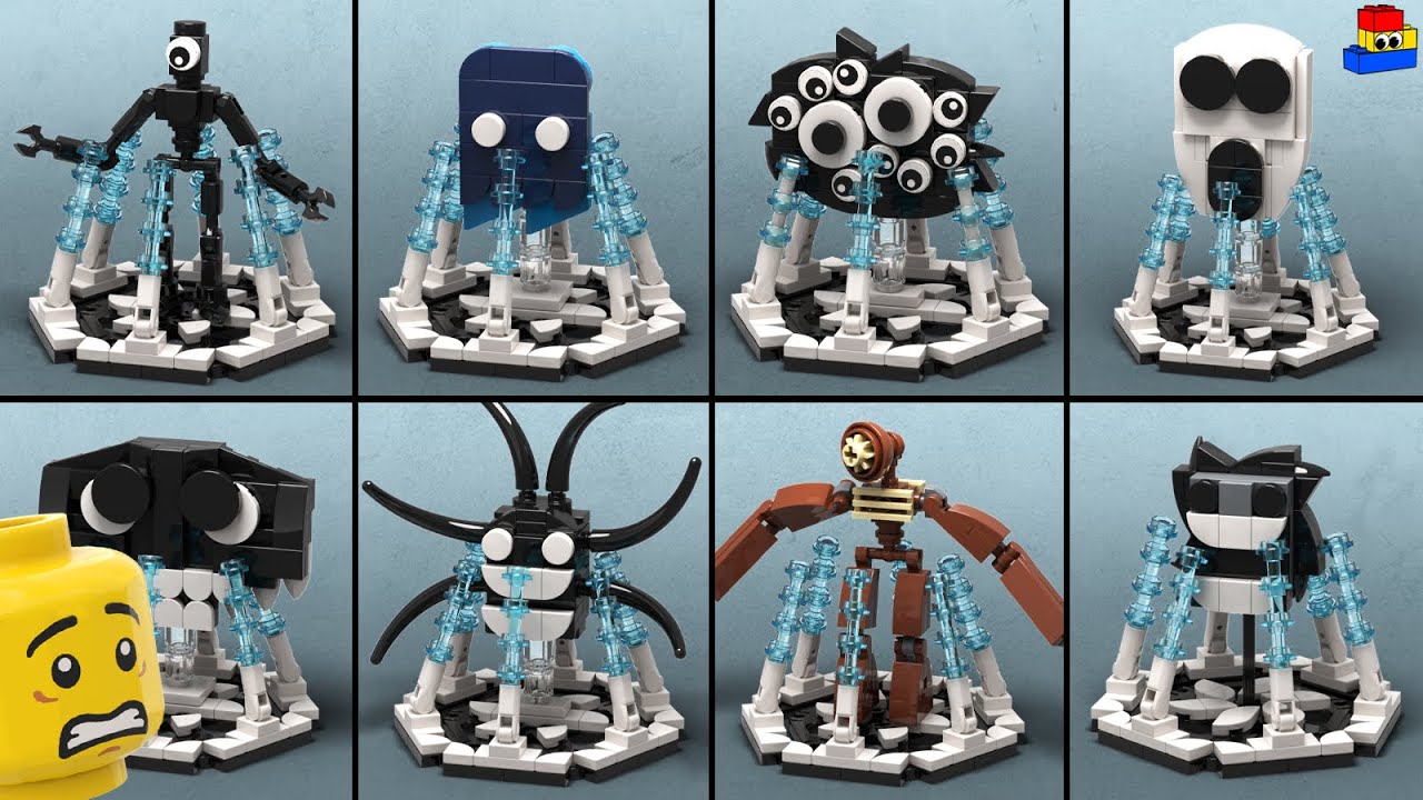 Making CRUCIFIED Doors Entities with LEGO: Figure, Seek, Eyes, Screech, and  more // Roblox Doors 