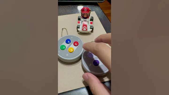 Check out these awesome retro game controller keychains and Mario Kart toy!