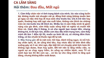 Ca lâm sàng Rối loạn hỗn hợp lo âu trầm cảm - ThS.BS Nguyễn Văn Thống