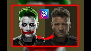 How to Make Joker Face Editing in Picsart ll Joker Mask on Face screenshot 5