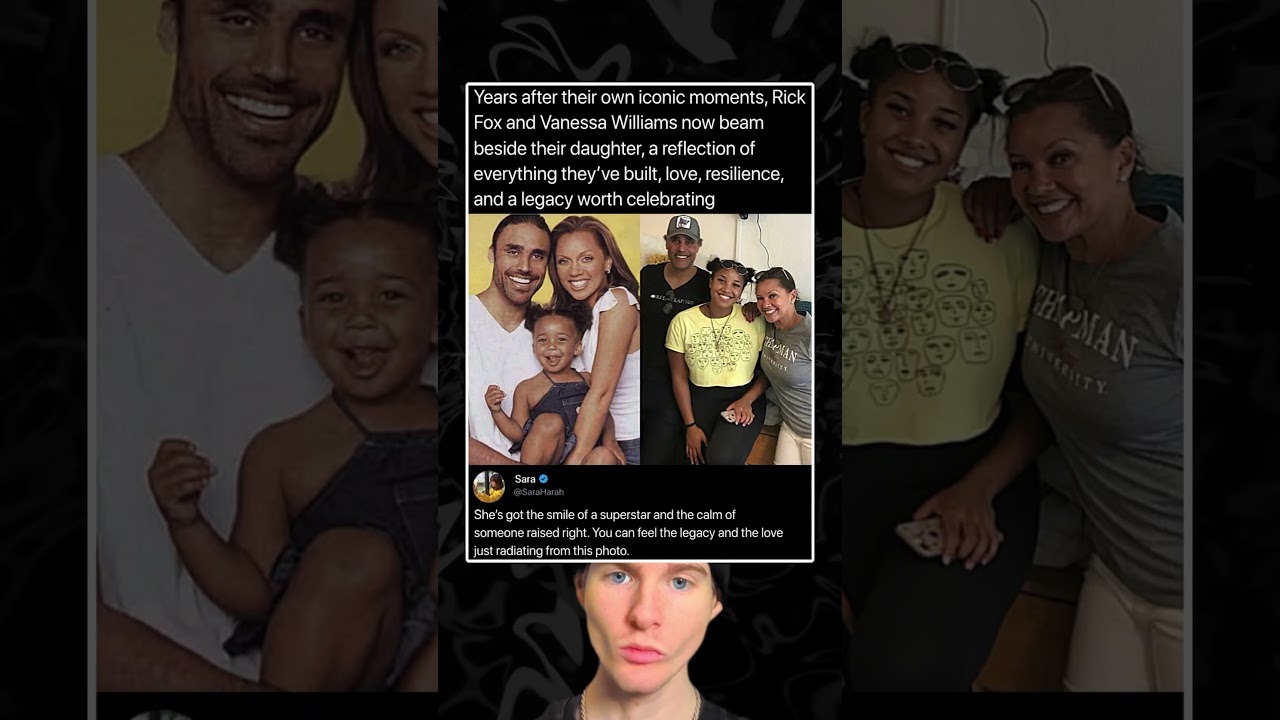 Years after their own iconic moments, Rick Fox and Vanessa Williams now beam beside their daughter