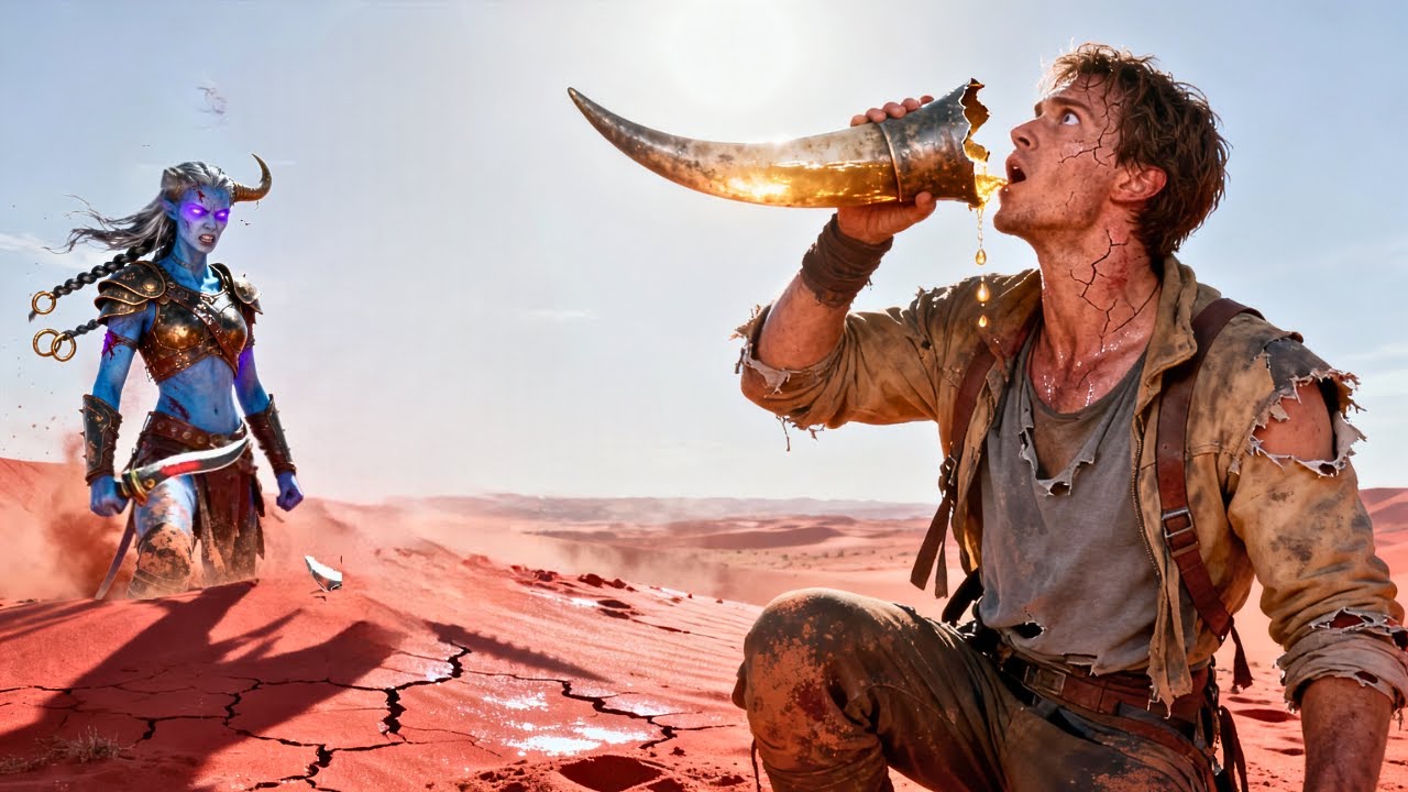 Dying of Thirst, He Drank From a Horn Found in Desert—A Voice Hissed: You Took My 50 Years of Life.