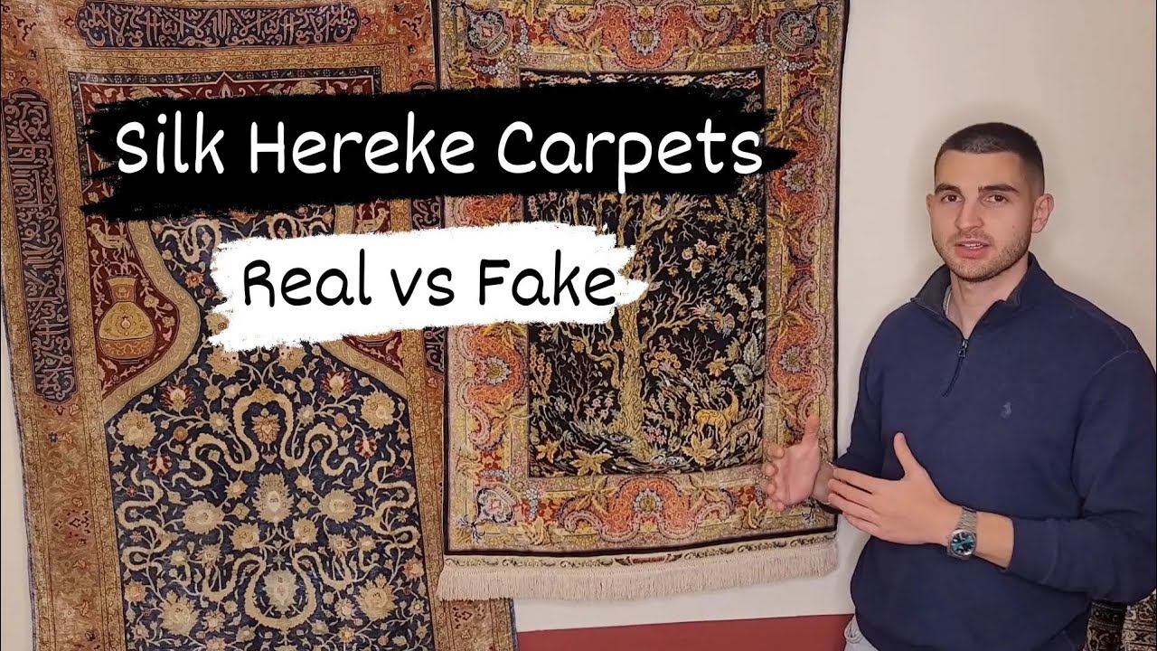 Silk Hereke Carpets How to identify a real one! YouTube