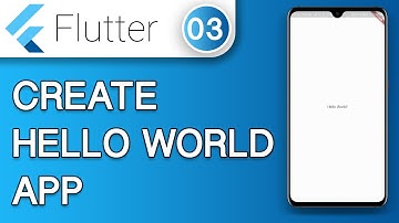 3 - Create Hello World Flutter App in Android Studio | Tutorial in Urdu/Hindi