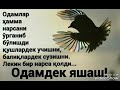 Фикр кил шукур кил...Абдуллох домла