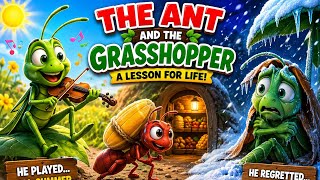 The Ant & The Grasshopper - Bedtime Stories | English Cartoon For Kids | Fairy Tales In English Noticias