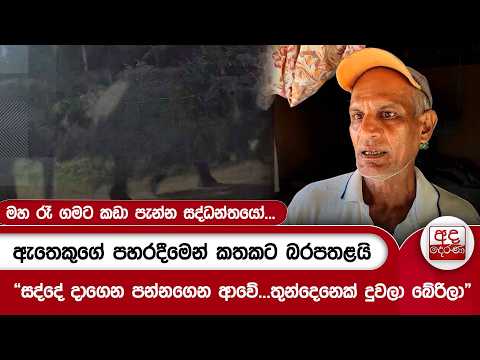 මහ රෑ ගමට කඩා පැන්න සද්ධන්තයෝ...ඇතෙකුගේ පහරදීමෙන් කතකට බරපතළයි | Ada Derana