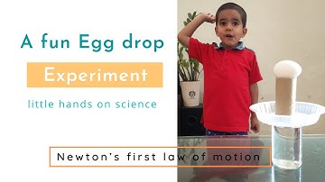 A fun Egg Drop experiment -Cool Science Trick | Newton’s first law of inertia |  cool tricks