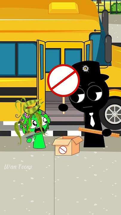 POV: Black won’t let students bring dangerous items on the school bus – Part 2 || Incredibox Sprunki