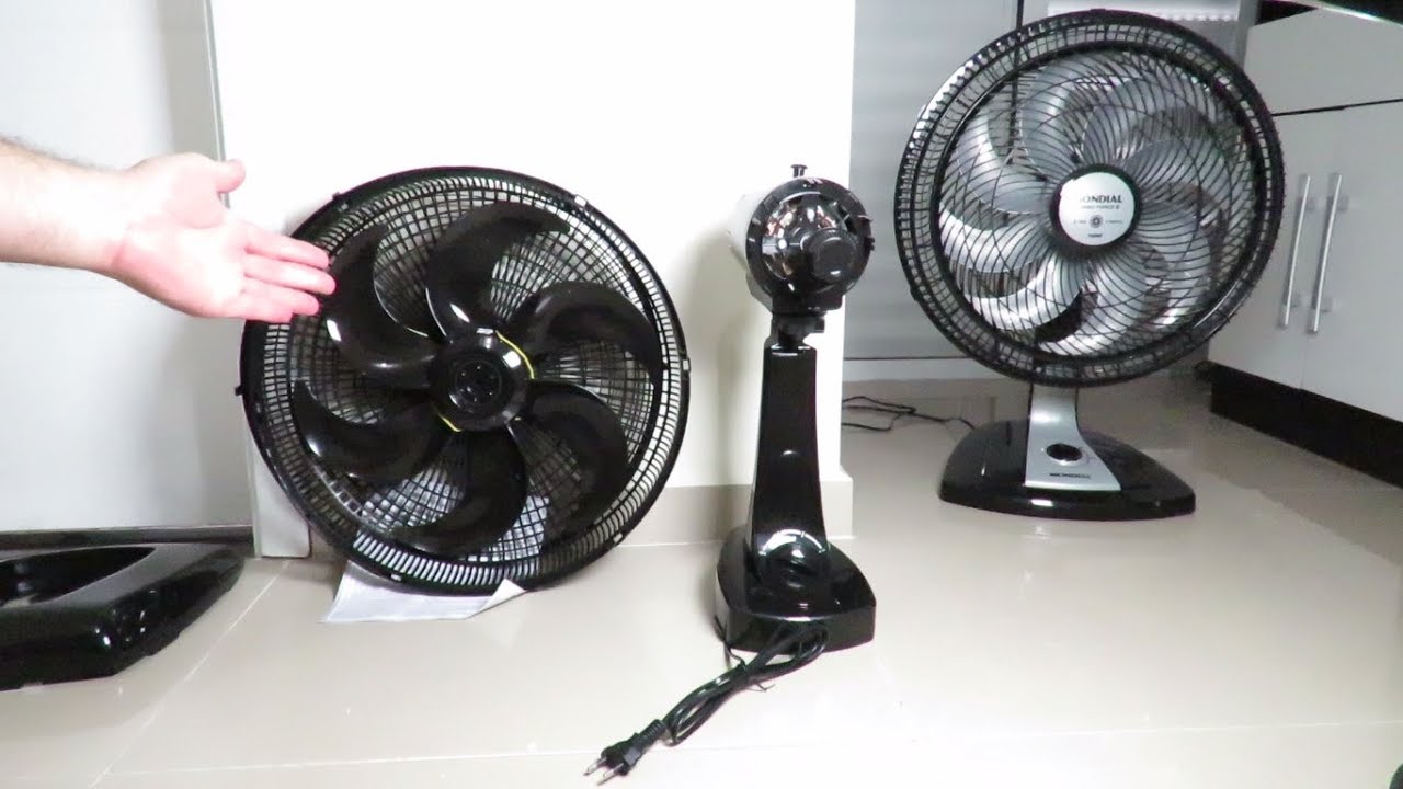 Desarrollar Prisión Eliminar Montando Ventilador Mondial Maxi Power Black 40 NV-75-6P-NP 140w Lançamento  - YouTube