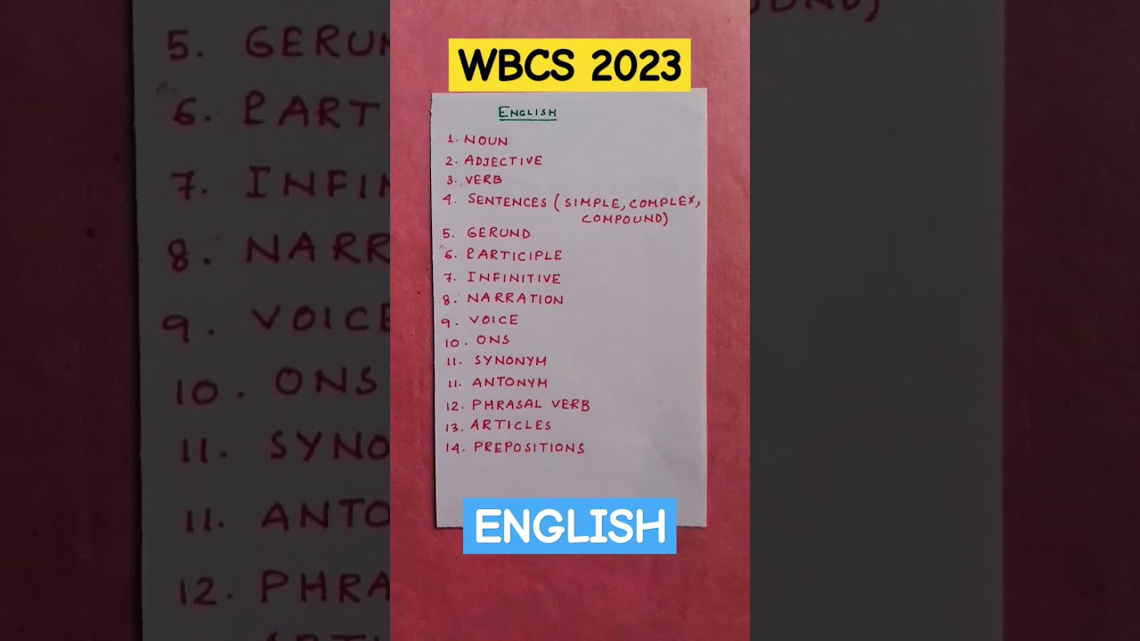 #WBCS_2023