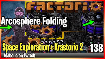 ⚙️Factorio Space Exploration & Krastorio 2 Mod✅🏭➡️Setting up Arcosphere Folding x138