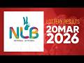 NLB Live Lottery Draw 2026 03 20 09 30 PM