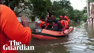 Heavy flooding in southern India before Cyclone Michaung makes landfall