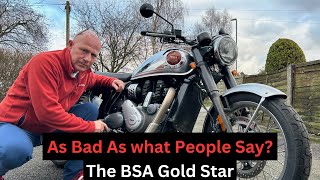 Is the BSA Gold Star a crap bike? Do peoples language impact the bike you want to buy? Evidence?