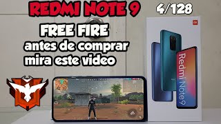 REDMI NOTE 9 EN FREE FIRE HELIO G85 CON SOMBRAS Y FPS