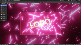 Blender Tutorial - Volumetric particles logo animation