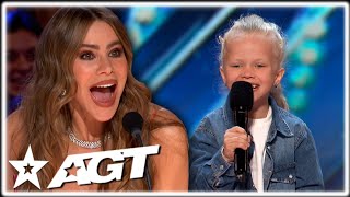 ADORABLE 7 Year Old Dancer Brings the SASS to the America's Got Talent 2023 Stage!