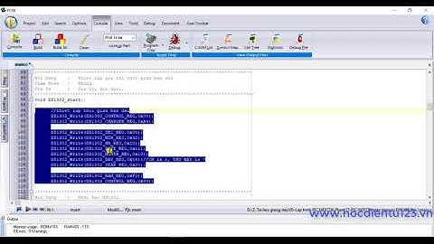 PIC16F877A giao tiếp IC thời gian thực DS1302