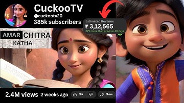 How I Made A FACELESS Hindi Animation Youtube Channel USING ONLY AI Tools! (GENIUS)