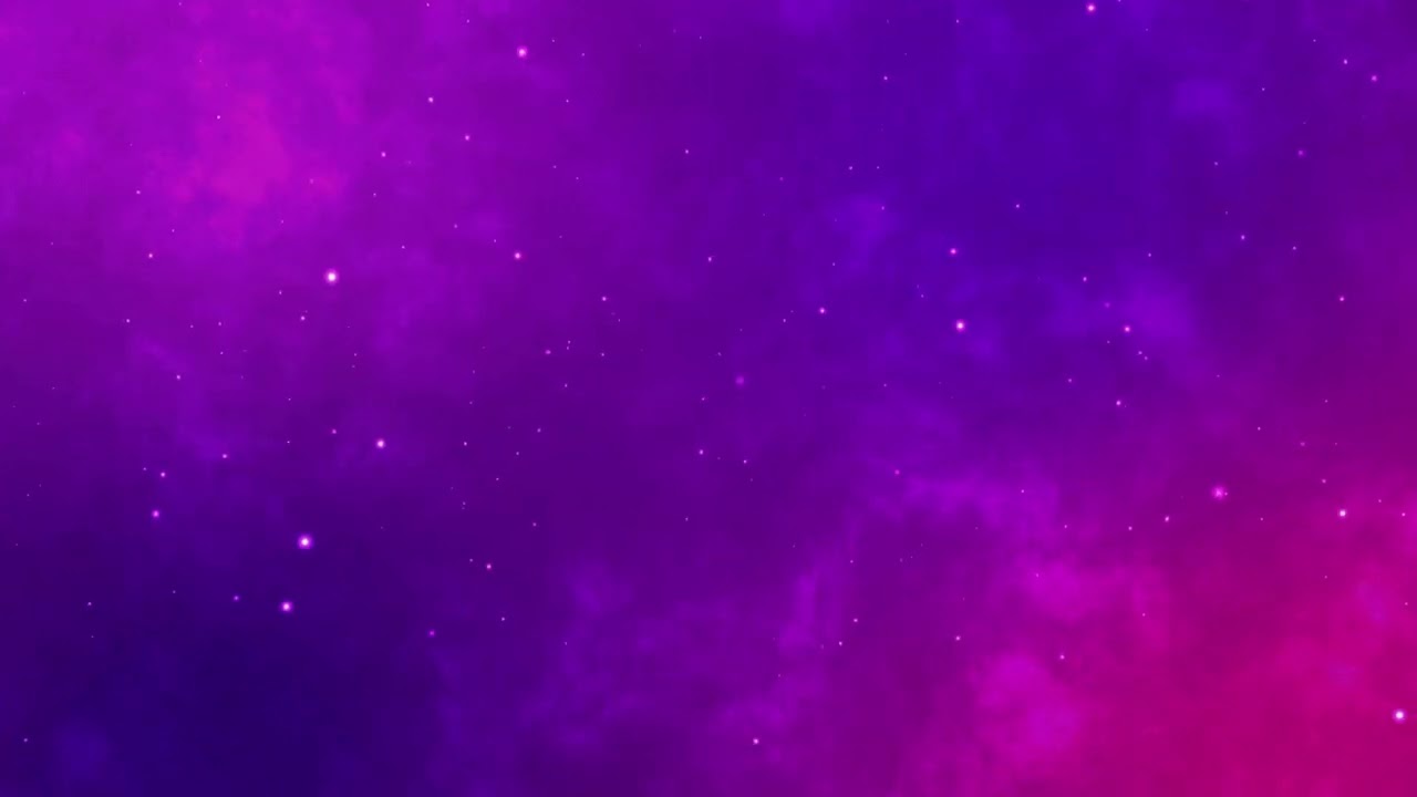 IMMERSE YOURSELF IN 1 HOUR OF A MESMERIZING VIOLET AND FUCHSIA NIGHT SKY FILLED WITH SWIRLING STARS