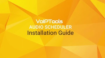 Installation Guide | VoIPTools Audio Scheduler for 3CX
