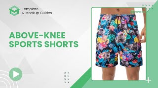 💢 Featured Products ⚡ Sports Shorts I Template & Mockup Guides