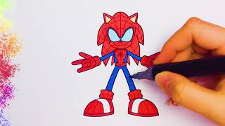 Coloring SPIDER SONIC