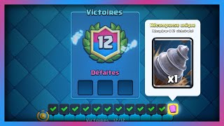 12 VICTOIRES AU DÉFI DE LA FOREUSE GOBELINE !! - Clash Royale