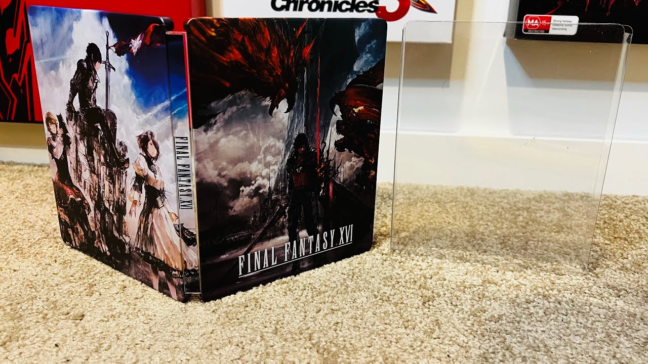 Final Fantasy XVI Limited Edition Steelbook Unboxing - YouTube