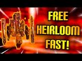 How To Get An Heirloom Fast For FREE! Apex Legends